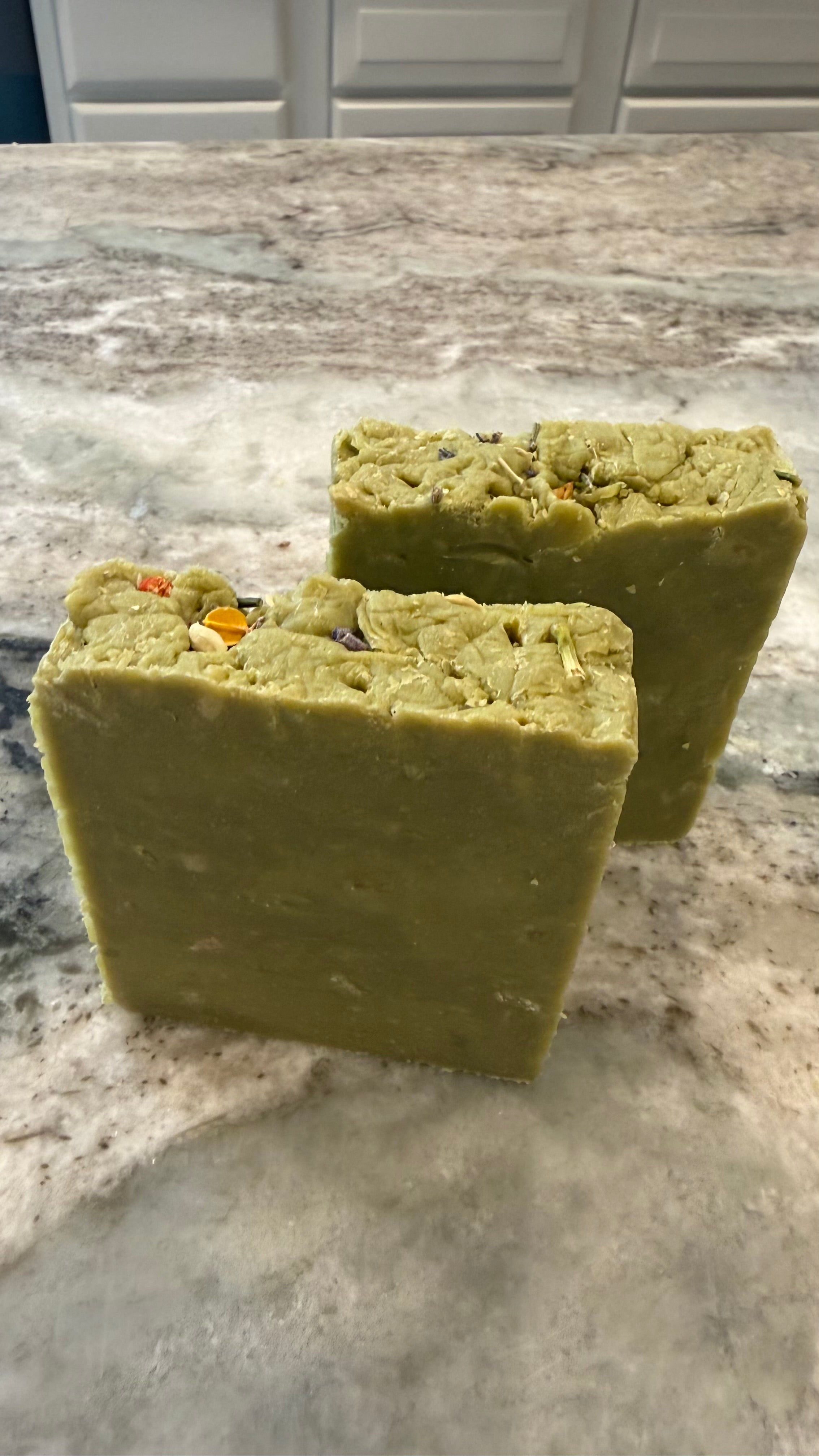 Green Moringa Turmeric Soap Bundle (4 bars)