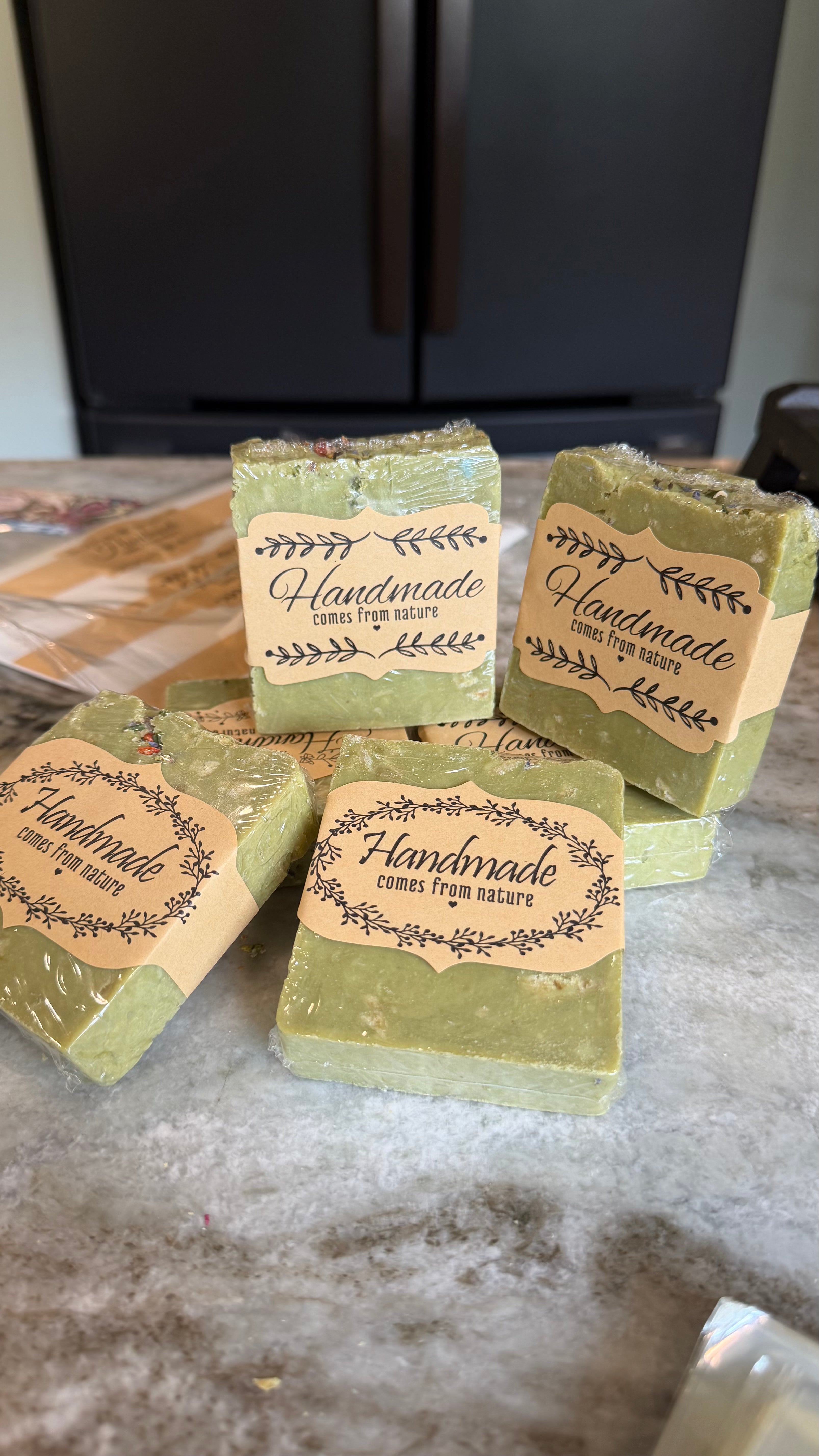 Green Moringa Turmeric Soap Bundle (4 bars)