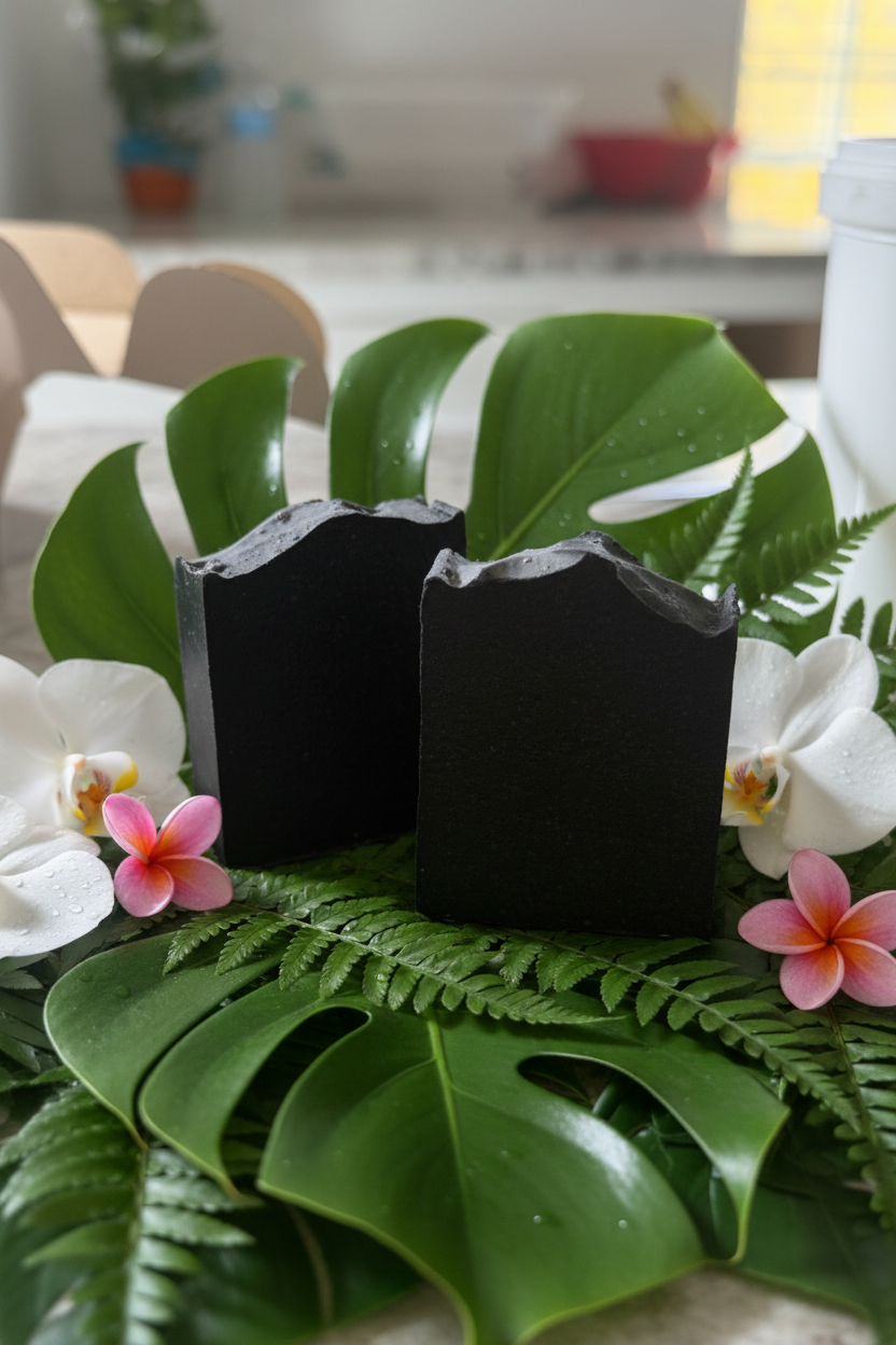 Charcoal Soap Botanical 1